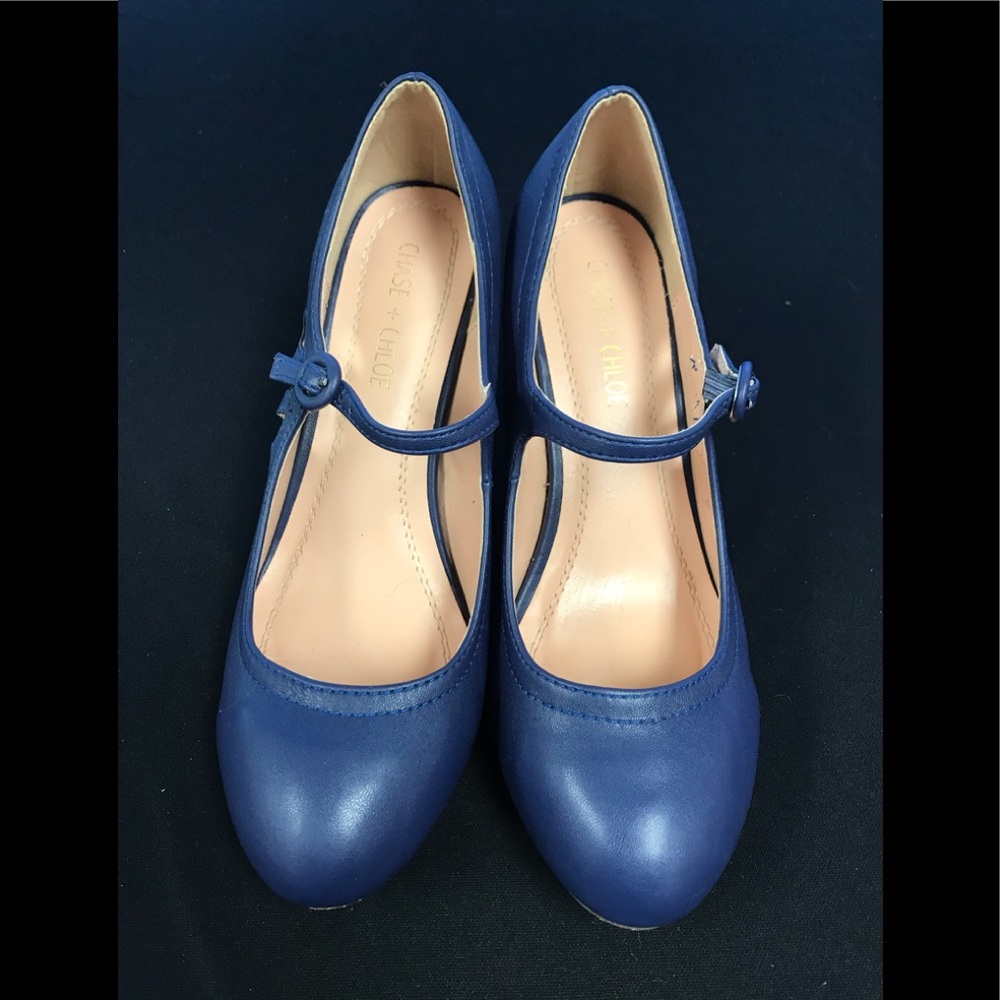Chase + Chloe Mary Jane Pumps